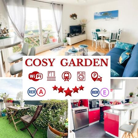 שמפיני-סור-מארן - Le Cosy Garden - Proche Rer A Et E - Paris Disney - Parking Et Wifi Gratuit ! Family Special Offer מראה חיצוני תמונה