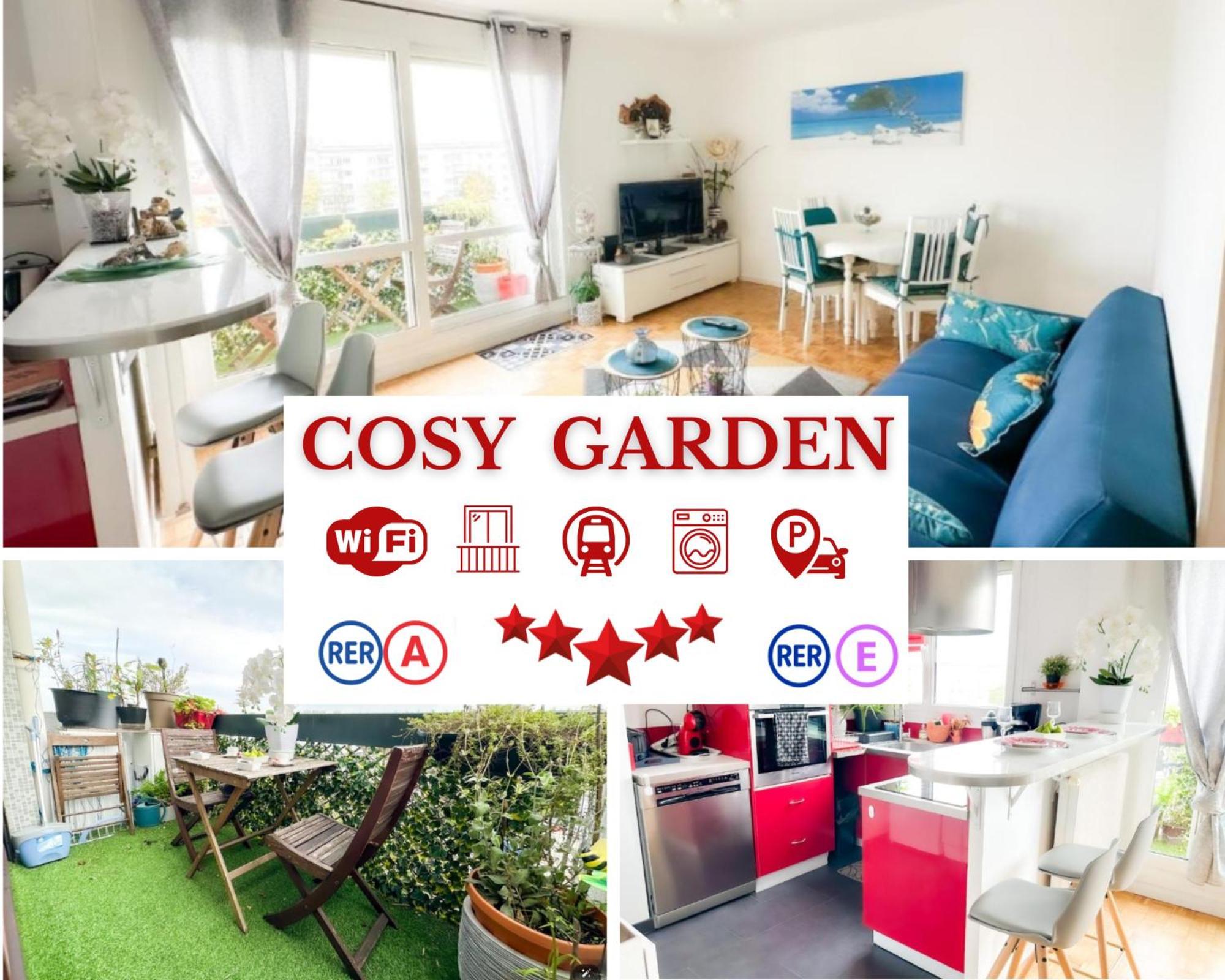 שמפיני-סור-מארן - Le Cosy Garden - Proche Rer A Et E - Paris Disney - Parking Et Wifi Gratuit ! Family Special Offer מראה חיצוני תמונה
